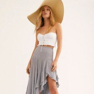 FREE PEOPLE GOING COASTAL CONVERTIBLE LAVENDER SKIRT S P